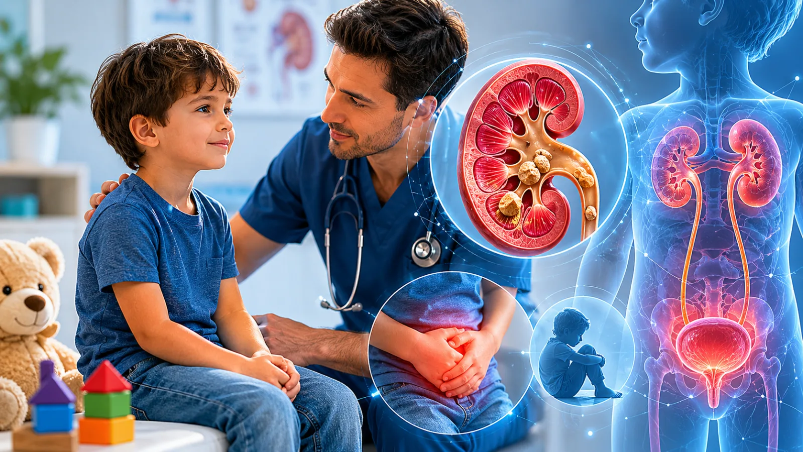 ¿Qué especialista trata los cálculos urinarios infantiles?